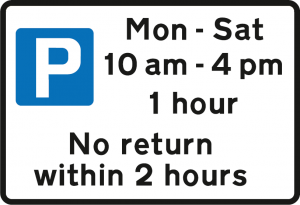 Example of a limited-wait notice